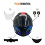 Capacete Fechado MT Stinger 2 Poun B6 Azul