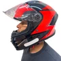 Capacete Fechado MT Stinger 2 Zap B5 Cinza Laranja