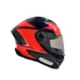 Capacete Fechado MT Stinger 2 Zap B5 Cinza Laranja
