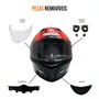 Capacete Fechado MT Stinger 2 Zap B5 Cinza Laranja