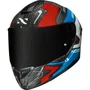 Capacete Norisk Carbon R Rider Branco Azul Vermelho