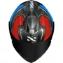 Capacete Norisk Carbon R Rider Branco Azul Vermelho