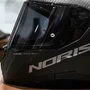 Capacete Norisk Carbon R Solid Preto Fosco