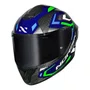 Capacete Norisk Carbon R Spot Azul
