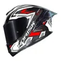 Capacete Norisk Carbon R Spot Branco
