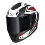 Capacete Norisk Carbon R Spot Branco