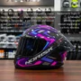 Capacete Norisk Carbon R Spot Roxo