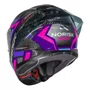 Capacete Norisk Carbon R Spot Roxo