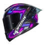 Capacete Norisk Carbon R Spot Roxo