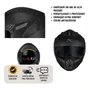 Capacete Aberto Norisk Darth 2 Preto Fosco Com Duas Viseiras