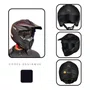 Capacete Aberto Norisk Darth 2 Preto Fosco Com Duas Viseiras