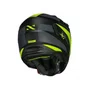Capacete Aberto Norisk Darth 2 X1 Preto Fosco HV Amarelo