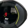Capacete Aberto Norisk Darth 2 X1 Preto Fosco HV Amarelo