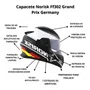 Capacete Fechado Norisk FF302 Grand Prix Alemanha Branco Preto