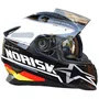Capacete Fechado Norisk FF302 Grand Prix Alemanha Branco Preto