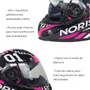 Capacete Fechado Norisk FF302 Soul Tokyo Preto Rosa