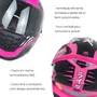 Capacete Fechado Norisk FF302 Soul Tokyo Preto Rosa