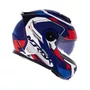 Capacete Articulado Norisk Ff345 Route Speedmax Azul Branco
