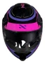 Capacete Norisk Ff345 Route Speedmax Preto Roxo