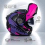 Capacete Norisk Ff345 Route Speedmax Preto Roxo