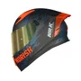 Capacete Fechado Norisk Flow Daytona Azul Fosco Laranja