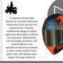 Capacete Fechado Norisk Flow Daytona Azul Fosco Laranja