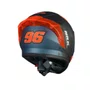 Capacete Fechado Norisk Flow Daytona Azul Fosco Laranja