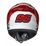 Capacete Norisk Flow Daytona Branco Vermelho
