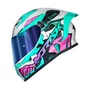 Capacete Norisk Flow Robot Branco Verde