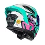 Capacete Norisk Flow Robot Branco Verde
