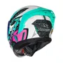 Capacete Norisk Flow Robot Branco Verde