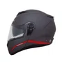 Capacete Norisk Force Simplicity Cinza Vermelho