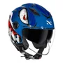 Capacete Aberto Norisk Orion SV Danger Azul Escuro
