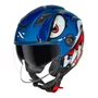 Capacete Aberto Norisk Orion SV Danger Azul Escuro