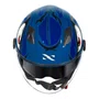 Capacete Aberto Norisk Orion SV Danger Azul Escuro