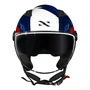 Capacete Aberto Norisk Orion SV Denver Azul Vermelho