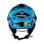 Capacete Aberto Norisk Orion SV Denver Preto Verde