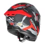 Capacete Fechado Norisk Rock C/ Oculos Solar Tactical Preto Vermelho