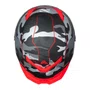 Capacete Fechado Norisk Rock C/ Oculos Solar Tactical Preto Vermelho