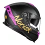 Capacete Norisk Strada 2 Lotus Preto Rosa Fosco