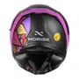 Capacete Norisk Strada 2 Lotus Preto Rosa Fosco