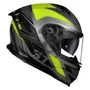 Capacete Norisk Strada 2 ST Titanium Preto Amarelo