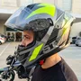 Capacete Norisk Strada 2 ST Titanium Preto Amarelo