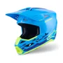 Capacete Off Road Alpinestars SM3 Force Azul Brilho
