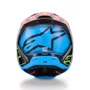 Capacete Off Road Alpinestars SM3 Fray Preto Laranja Amarelo