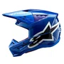 Capacete Off Road Alpinestars SM5 Corp Azul Gloss