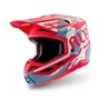 Capacete Off Road Alpinestars SM7 Beast Coast Cinza Claro Laranja