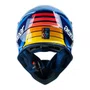 Capacete Off Road Asw Fusion 2.0 Relay Azul Marinho Laranja