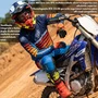 Capacete Off Road Asw R3 Victorious Azul Amarelo Fluo Branco