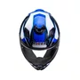 Capacete Fechado Racer1 Rc1 Icone Branco Preto Azul Mais Viseira Rc1 Fume